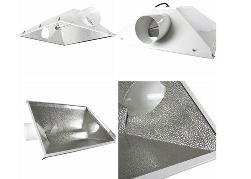 3XL 400W Air Cooled Reflectors , 600W HPS MH Grow Light Reflector Hoods Gardening