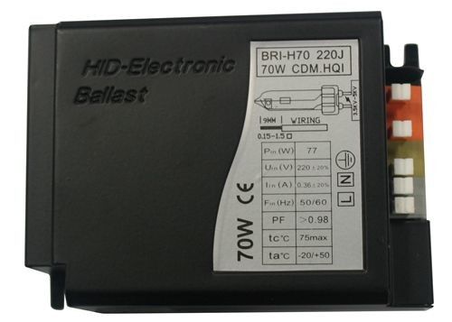 0.44A 130Hz Digital Greenhouse Ballast Ceramic Metal Halide 70W Sodium Lamp