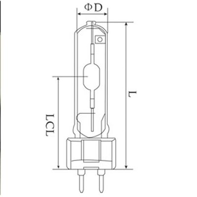 8000hrs Lifetime 20w Grow Lamp Bulb Ceramic Metal Halide 35w 50w 70w