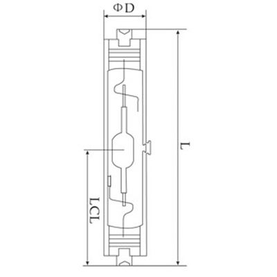 Street Lighting 4200K Ceramic Metal Halide Light 35w 50w 70w 100w 150w