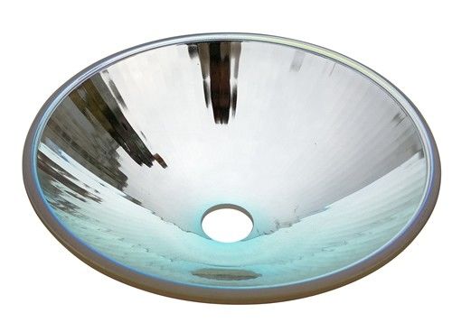 PGZ18 Lamp Optical High Bay Light Reflector , Searchlights Round Reflector