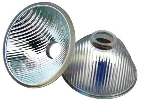 PGZ18 Lamp Optical High Bay Light Reflector , Searchlights Round Reflector