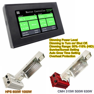Humidity Sensors 315W 0 10V Controller CMH HPS Indoor Plant Grow Lighting