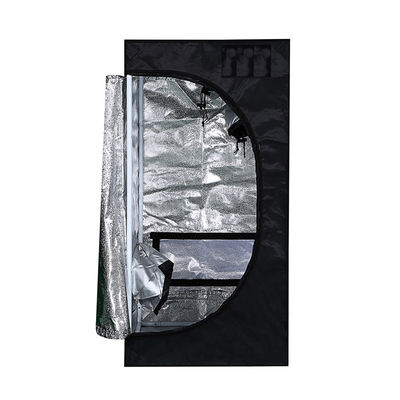 100cm Height PVEA Hydroponic Grow Room , 1 to 2 Plant Grow Tent 600D Fabric