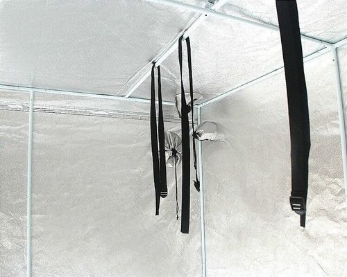 Incandescent Light Hydroponics Grow Tent 6.5X6.5&quot; 200cm Height Plant Growth