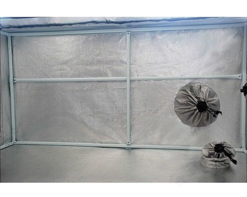 Incandescent Light Hydroponics Grow Tent 6.5X6.5&quot; 200cm Height Plant Growth