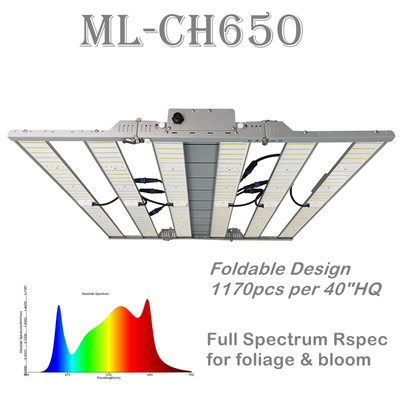 RikoLite 650W 1820umol/S 6 Bars Greenhouse LED Grow Lights