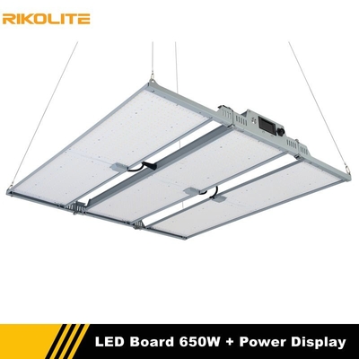 Rikolite Horticulture LED Grow Lights 650w Quantum Boards With Power Display Function