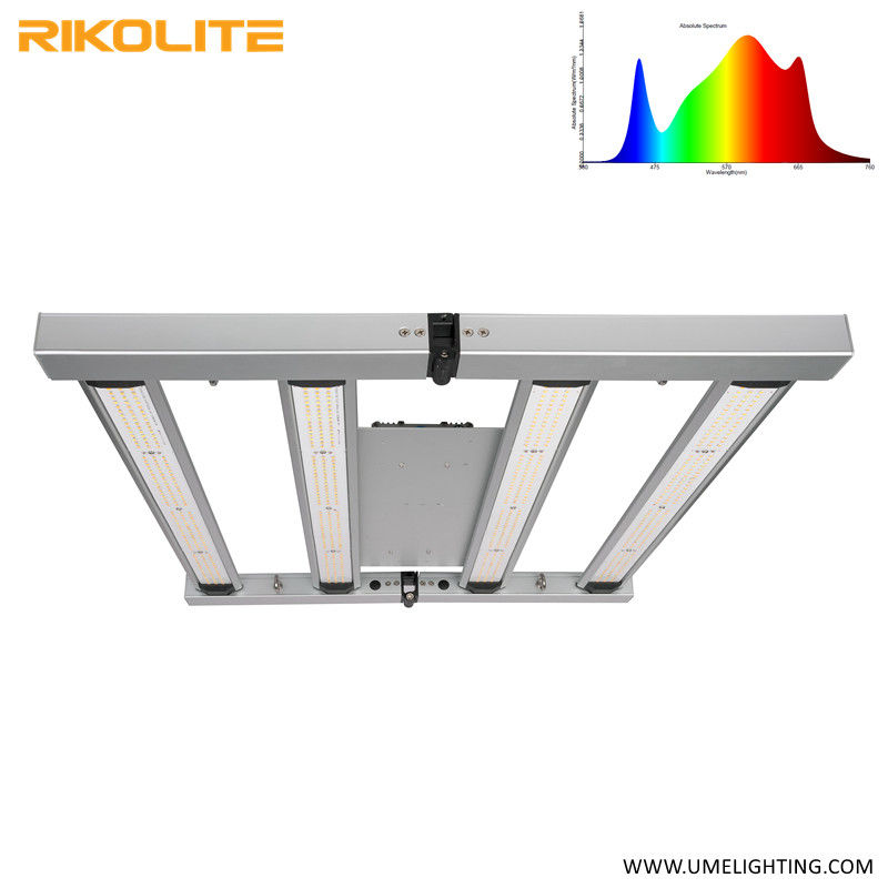 280W 2.4μMol/S Hydroponics Led Grow Lights 3x3 4x4 Grow Tent 4 Bars