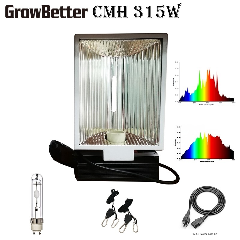 Coverage 3'X3' 315W CMH Grow Lights For Foliage Plants Indoor Grow Rooms Lighting